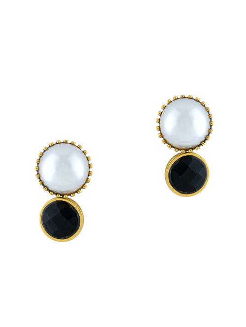 white metal drop earring - 16768133 - Very Small Image - 1