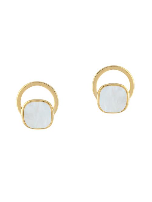 white metal drop earring - 16768149 - Very Small Image - 1