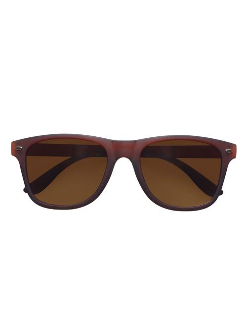 kesariya polarized, uv protection wayfarer, retro square sunglasses. - 16769006 - Very Small Image - 1