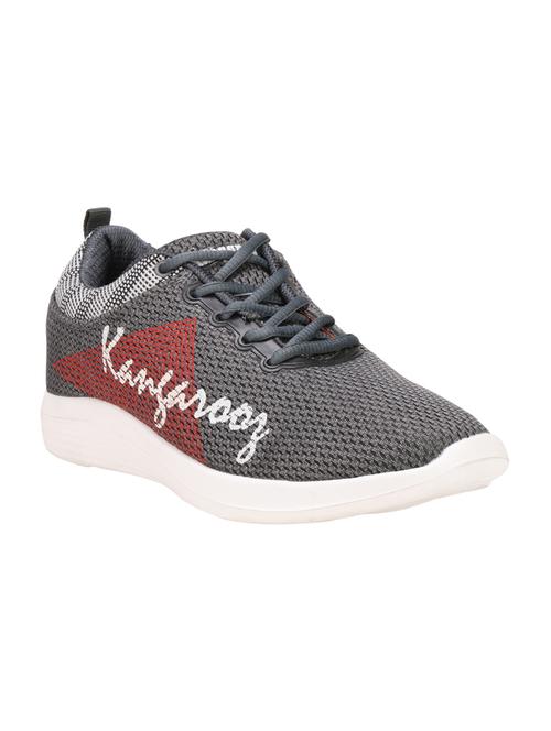 grey mesh lace up sport shoes - 16770904 - Very Small Image - 1