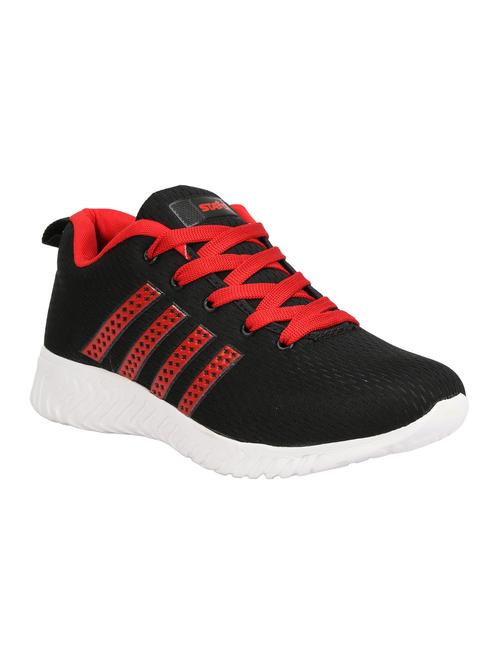 black mesh lace up sport shoes - 16771334 - Very Small Image - 1
