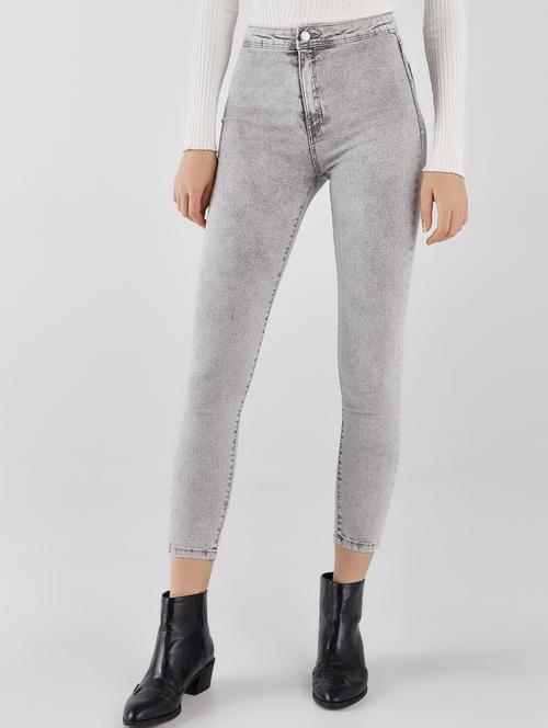 high rise acid washed jean - 16771504 - Very Small Image - 1