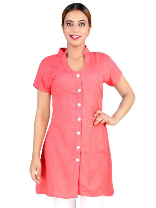 solid a-line kurti - 16771858 - Very Small Image - 1