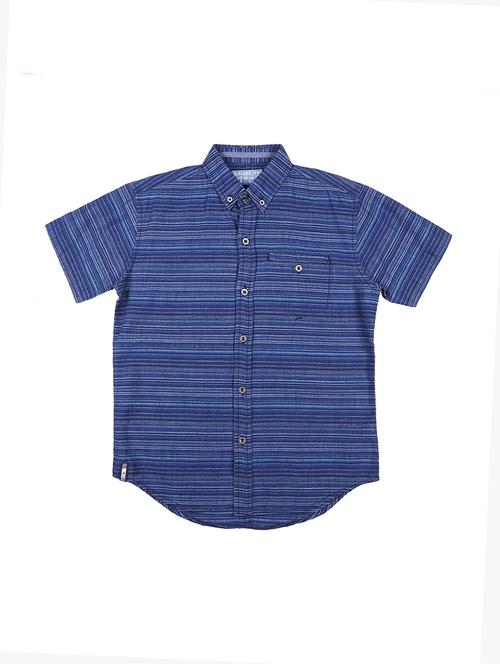 pocket detail striped shirt - 16771993 - Very Small Image - 1