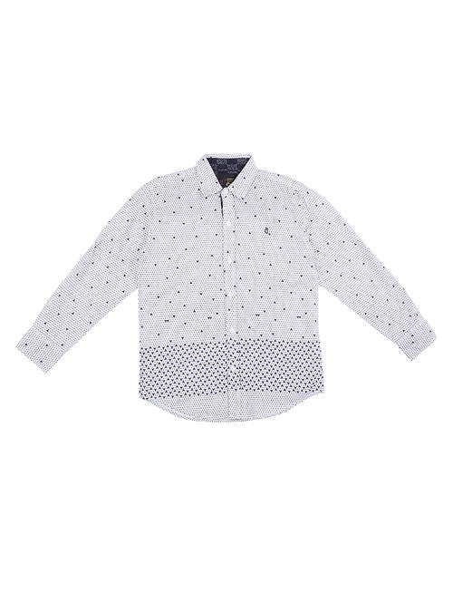 long sleeved geometric shirt - 16771999 - Very Small Image - 1