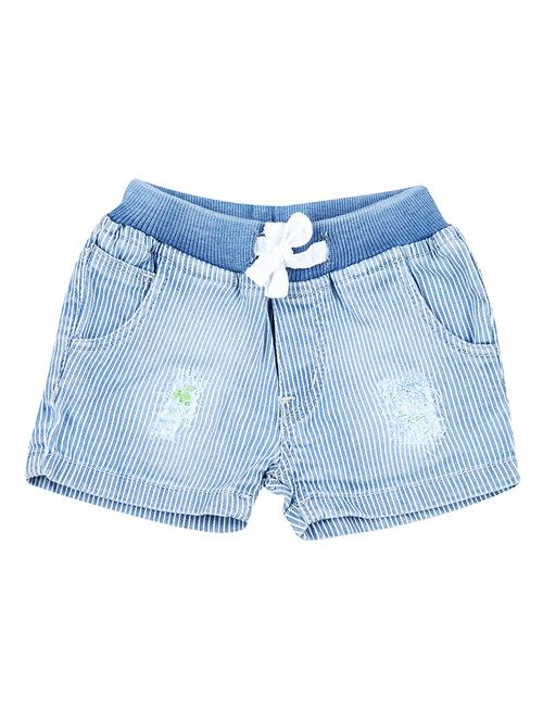 drawstring striped shorts - 16772024 - Very Small Image - 1