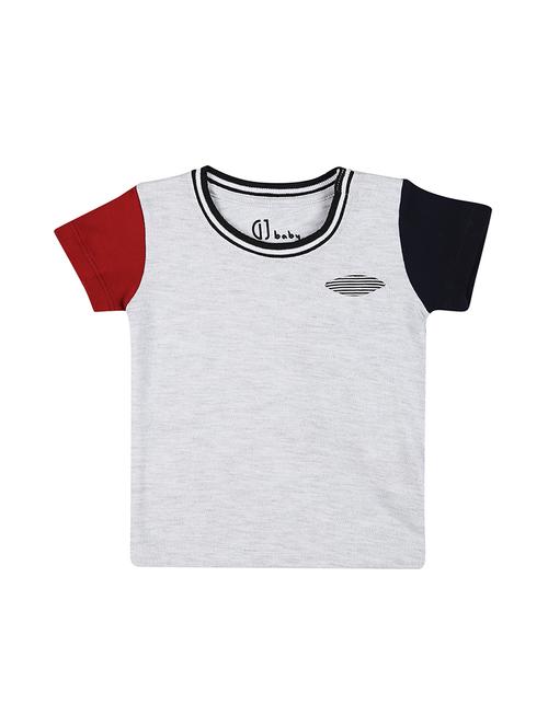 contrast crew color block t-shirt - 16772064 - Very Small Image - 1
