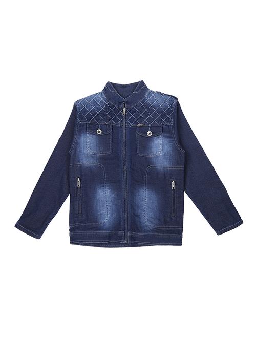long sleeved denim jacket - 16772173 - Very Small Image - 1