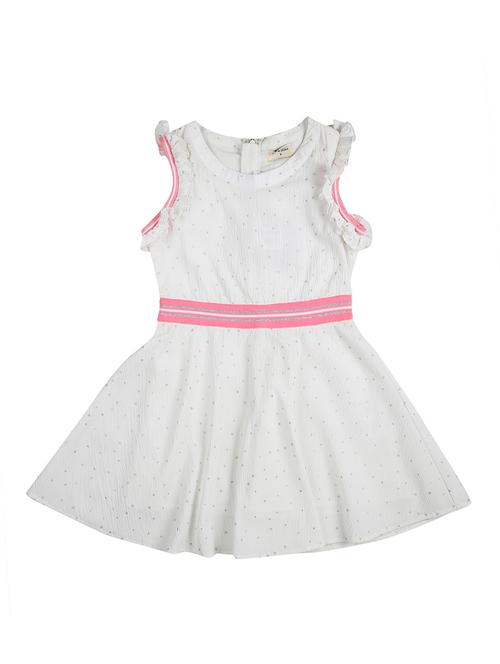 ruffle detail contrast frock - 16772421 - Very Small Image - 1