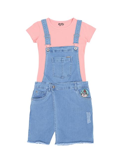 pocket detail denim dungaree - 16772521 - Very Small Image - 1