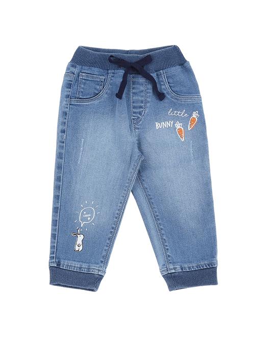 drawstring blue denim jean - 16772576 - Very Small Image - 1