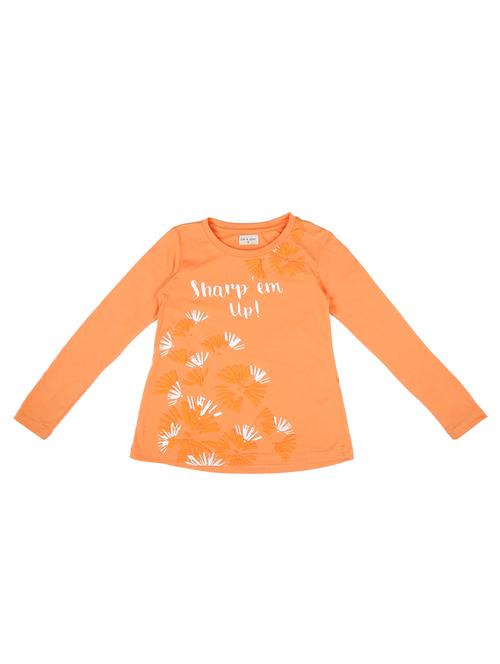 orange cotton blend regular tees - 16772725 - Very Small Image - 1