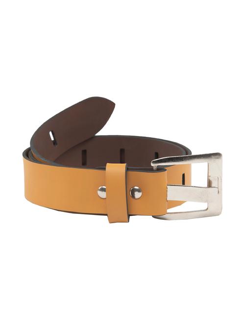 yellow leatherette belt - 16773795 - Very Small Image - 1