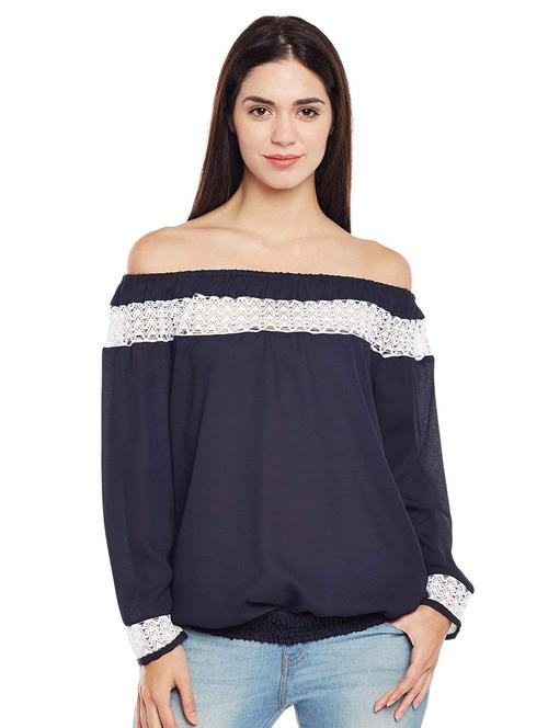 women's straight off shoulder top - 16774127 - Very Small Image - 1