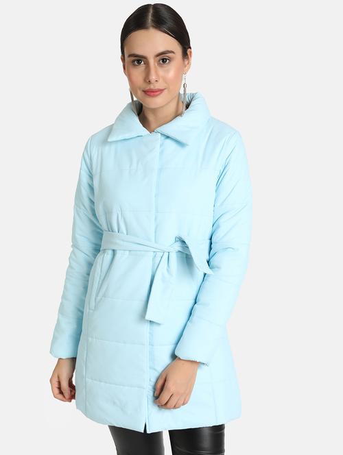 tie front shirt collar jacket - 16774778 - Very Small Image - 1