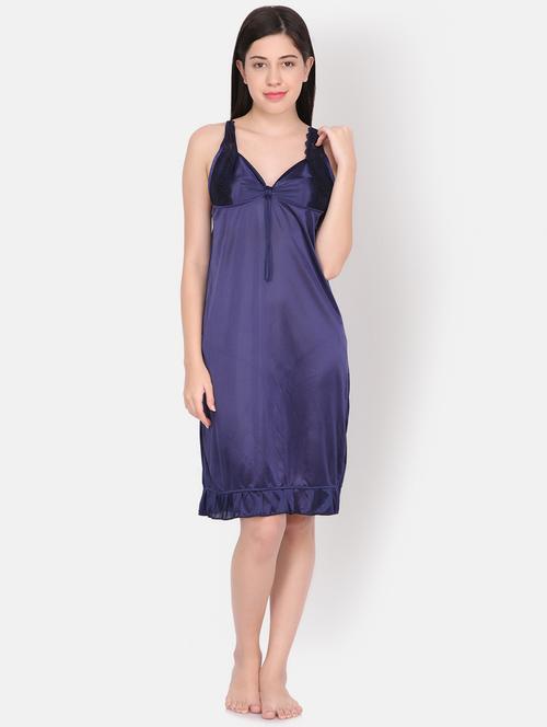 lace detail spandex babydoll - 16775028 - Very Small Image - 1