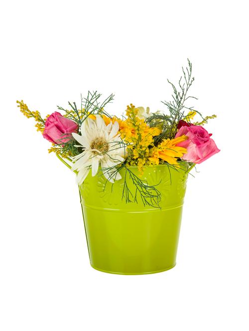 metallic plant container with two sided hooks - 16775267 - Very Small Image - 1