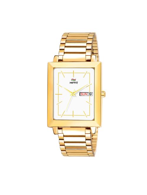 hemt day and date analog white dial men watch-hm-gsq302-wht-gld - 16775876 - Very Small Image - 1