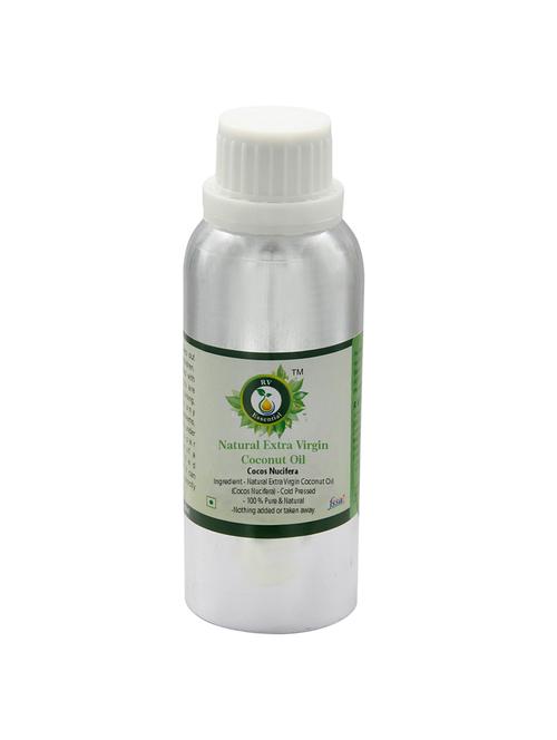 r v essential natural extra virgin coconut oil 630ml- cocos nucifera (100% pure and natural cold pressed) - 16776617 - Very Small Image - 1