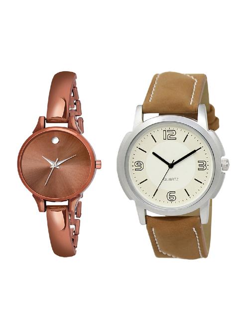 adk lk-16-ad-22 brown color dial formen & girls - 16777702 - Very Small Image - 1