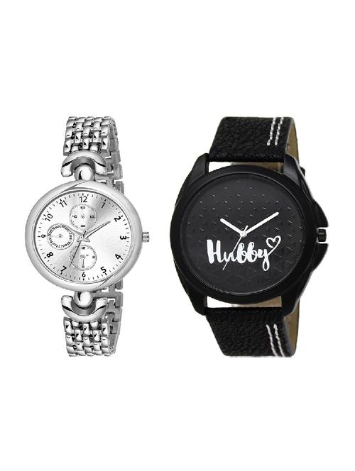 adk lk-31-ad-24 black & silver color dial formen & girls - 16777738 - Very Small Image - 1