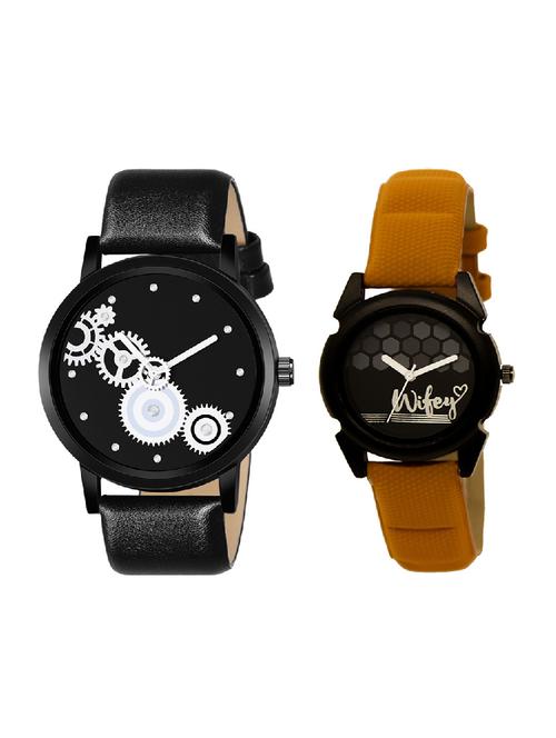 adk lk-235-mt-07 orange & black color dial forgirls & boys - 16777739 - Very Small Image - 1