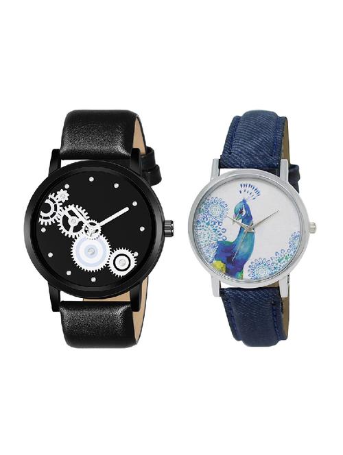 adk lk-241-mt-07 blue & black color dial forgirls & boys - 16777744 - Very Small Image - 1