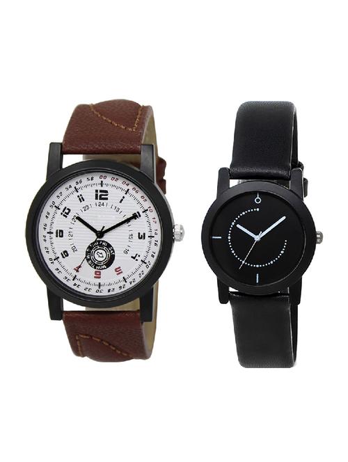 adk lk-11-253 brown & black color dial formen & girls - 16777756 - Very Small Image - 1