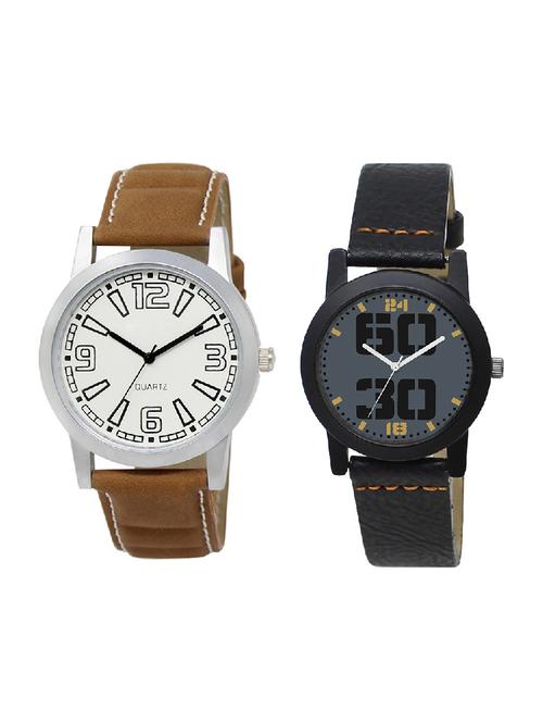 adk lk-15-251 brown & black color dial formen & girls - 16777815 - Very Small Image - 1