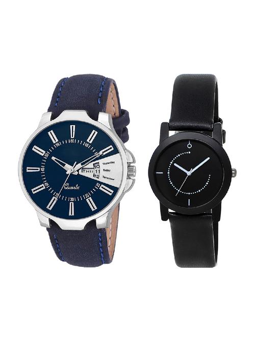 adk lk-23-253 blue & black color dial formen & girls - 16777816 - Very Small Image - 1
