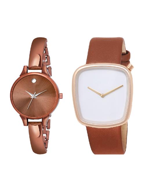adk lk-40-ad-22 brown color dial formen & girls - 16777817 - Very Small Image - 1