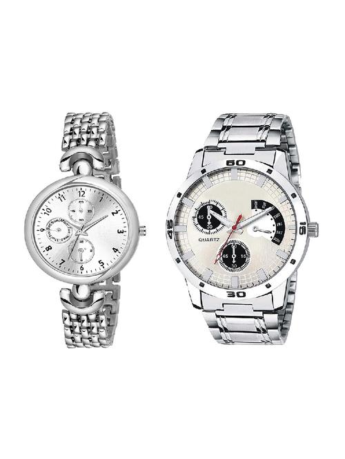 adk lk-101-ad-24 silver color dial formen & girls - 16777828 - Very Small Image - 1
