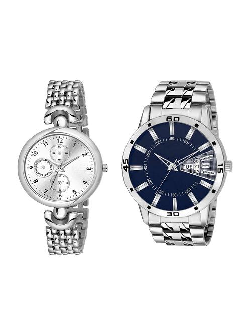 adk lk-102-ad-24 silver color dial formen & girls - 16777833 - Very Small Image - 1
