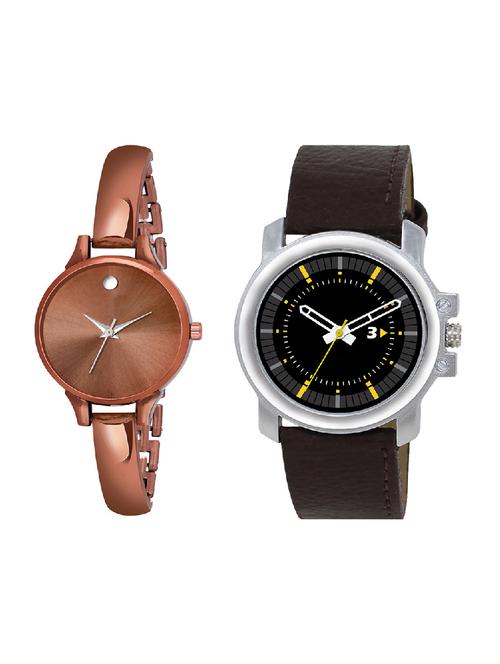 adk lk-44-ad-22 brown color dial formen & girls - 16777837 - Very Small Image - 1
