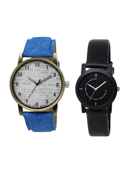 adk lk-28-253 blue & black color dial formen & girls - 16777841 - Very Small Image - 1