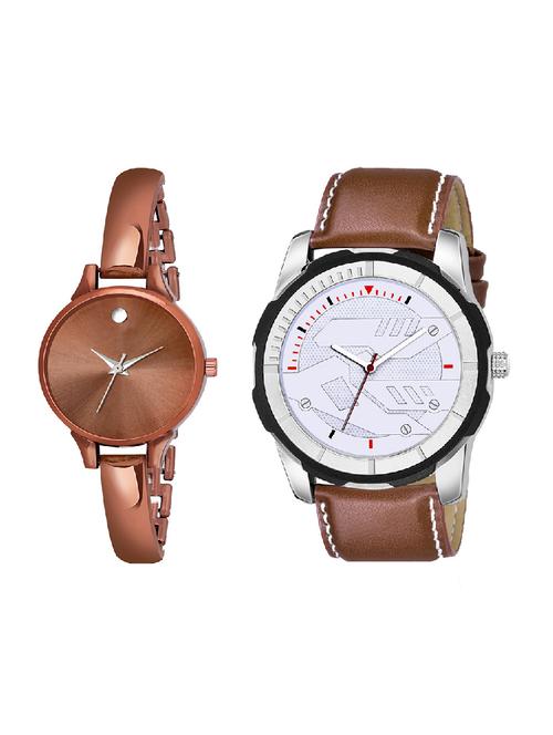 adk lk-45-ad-22 brown color dial formen & girls - 16777842 - Very Small Image - 1