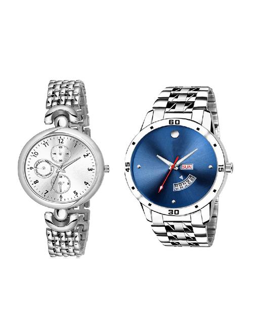 adk lk-105-ad-24 silver color dial formen & girls - 16777848 - Very Small Image - 1