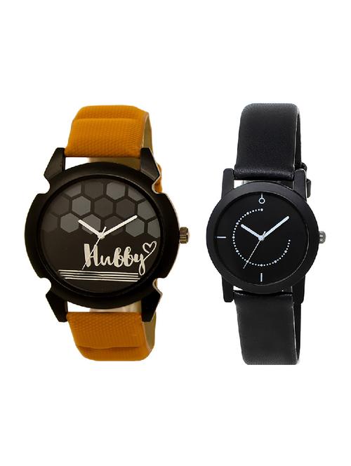 adk lk-32-253 orange & black color dial formen & girls - 16777861 - Very Small Image - 1