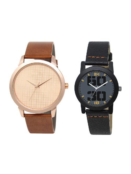 adk lk-34-251 brown & black color dial formen & girls - 16777910 - Very Small Image - 1