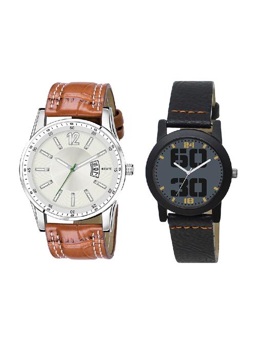 adk lk-46-251 brown & black color dial formen & girls - 16777974 - Very Small Image - 1