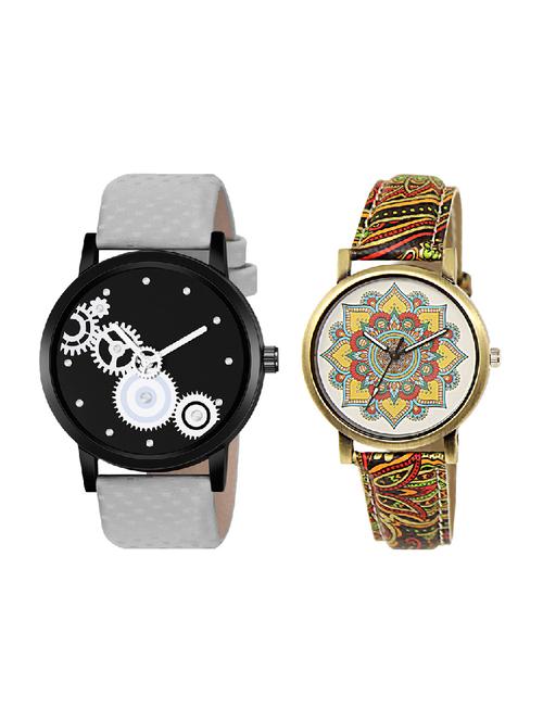 adk lk-248-mt-08 multi color dial forgirls & men - 16778003 - Very Small Image - 1