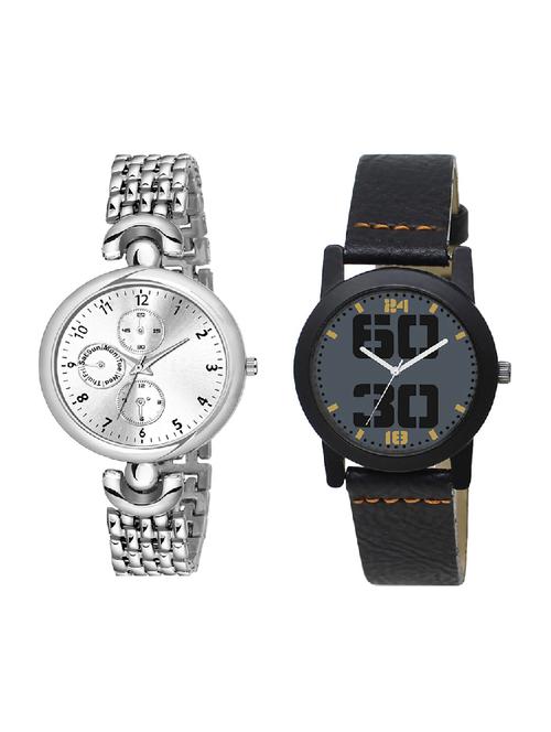 adk lk-251-ad-24 black & silver color dial forgirls - 16778056 - Very Small Image - 1