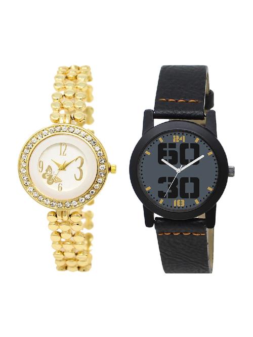 adk lk-203-251 gold & black color dial forgirls - 16778058 - Very Small Image - 1