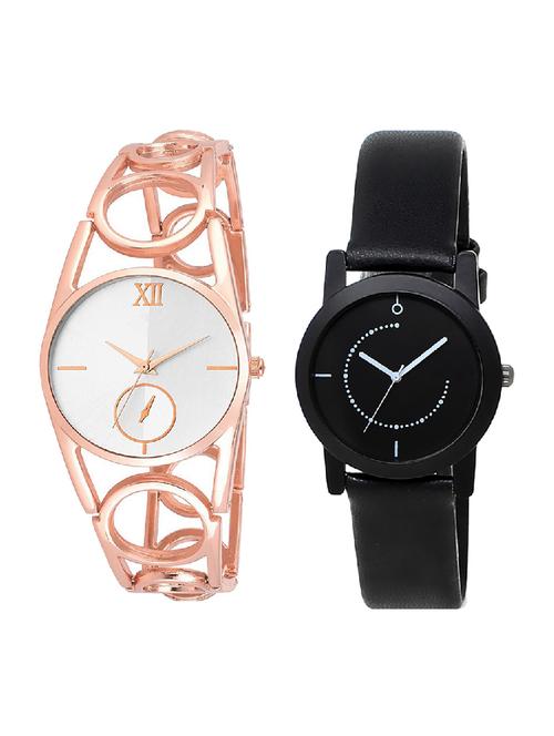 adk lk-213-253 rose gold & black color dial forgirls - 16778059 - Very Small Image - 1