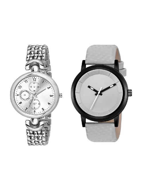 adk ad-24-mt-gkt silver & grey color dial forgirls & men - 16778063 - Very Small Image - 1