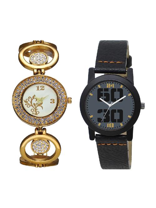 adk lk-204-251 gold & black color dial forgirls - 16778064 - Very Small Image - 1