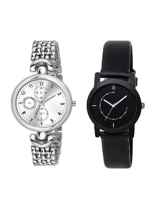 adk lk-253-ad-24 black & silver color dial forgirls - 16778068 - Very Small Image - 1