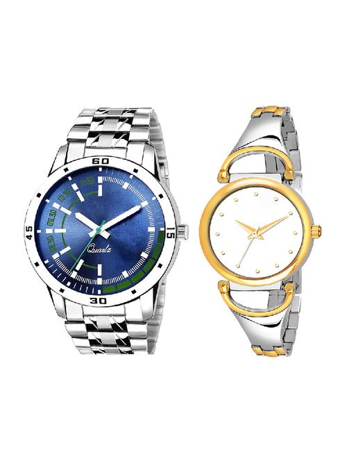 adk ad-05-25 silver & gold color dial formen & girls - 16778104 - Very Small Image - 1