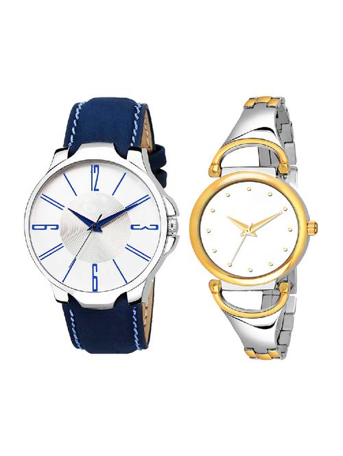 adk ad-09-25 blue & gold color dial formen & girls - 16778128 - Very Small Image - 1