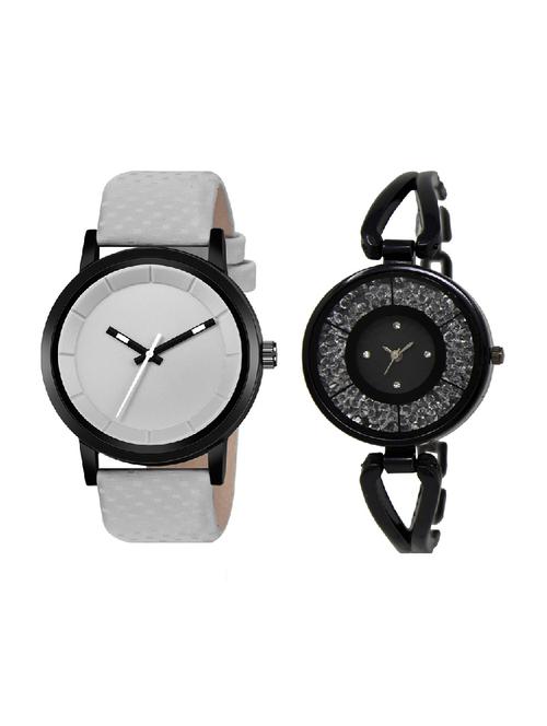 adk lk-211-mt-gkt black & grey color dial forgirls & men - 16778129 - Very Small Image - 1